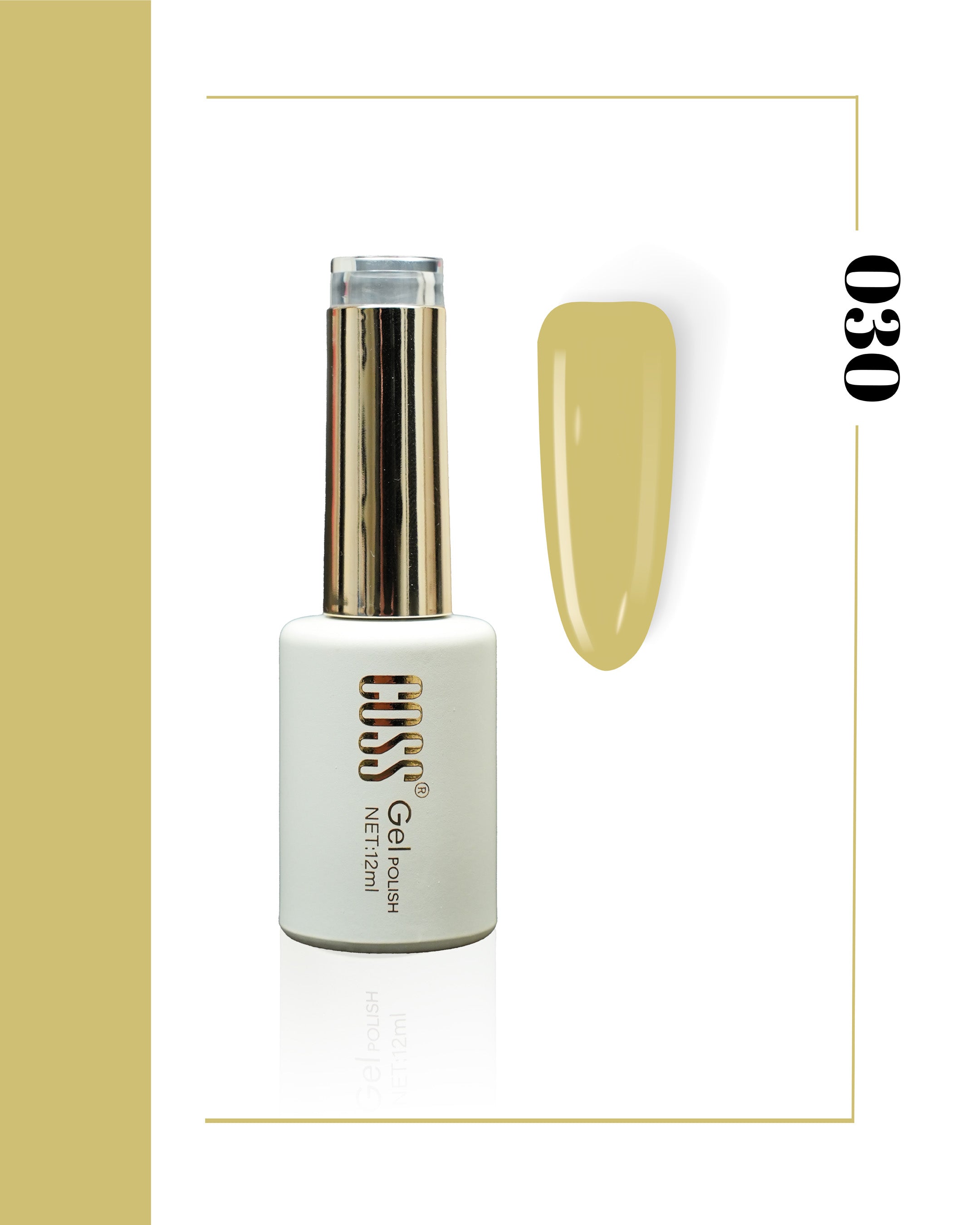 Coss Premium Kalıcı Oje 12 ml (01-60)
