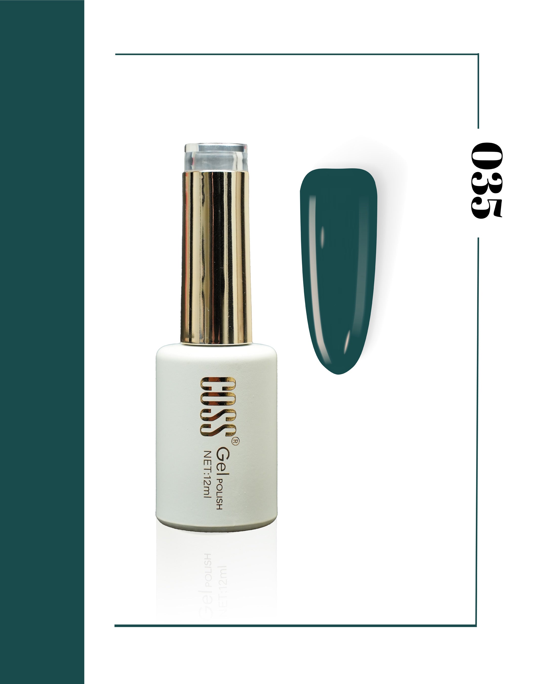Coss Premium Kalıcı Oje 12 ml (01-60)