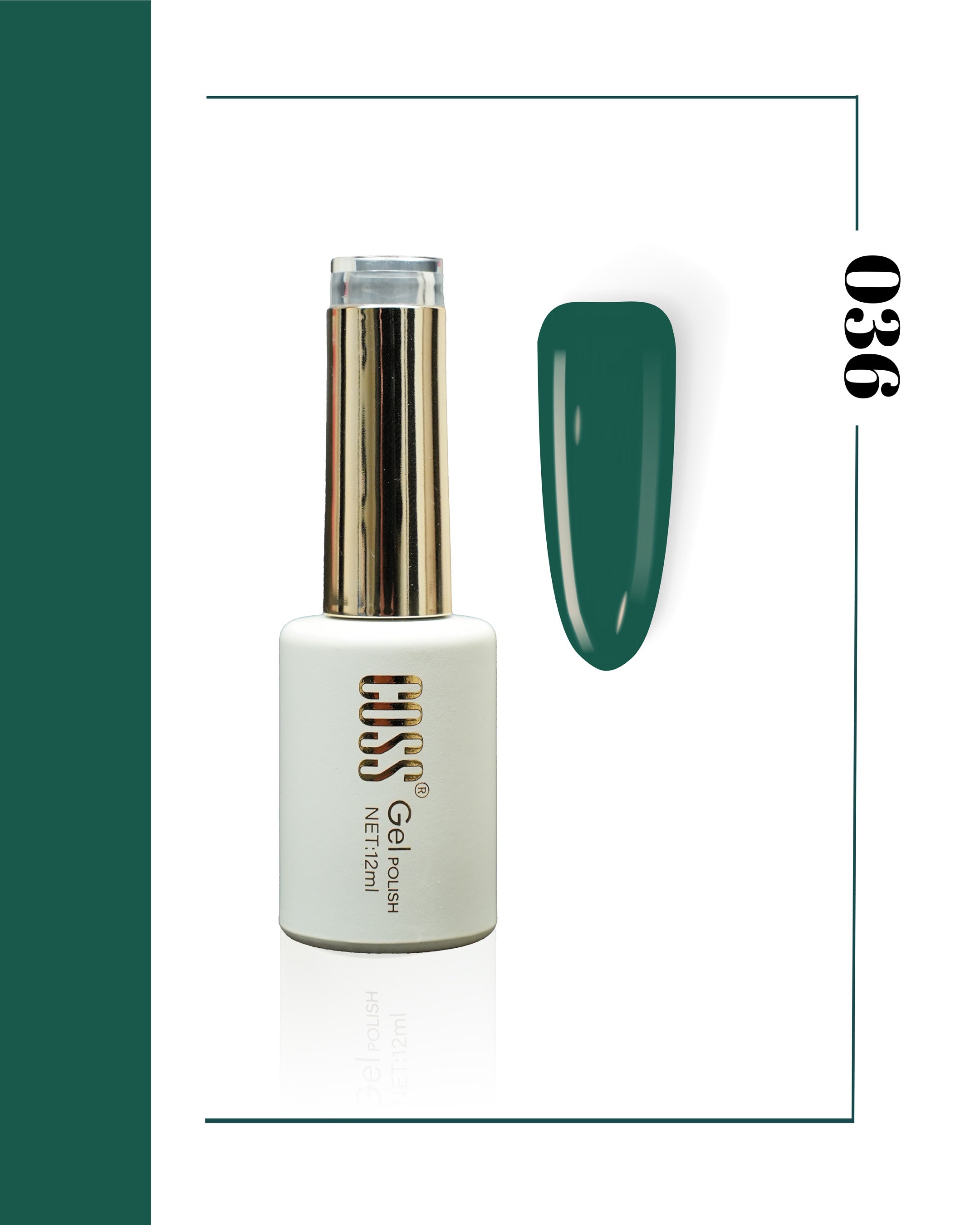 Coss Premium Kalıcı Oje 12 ml (01-60)