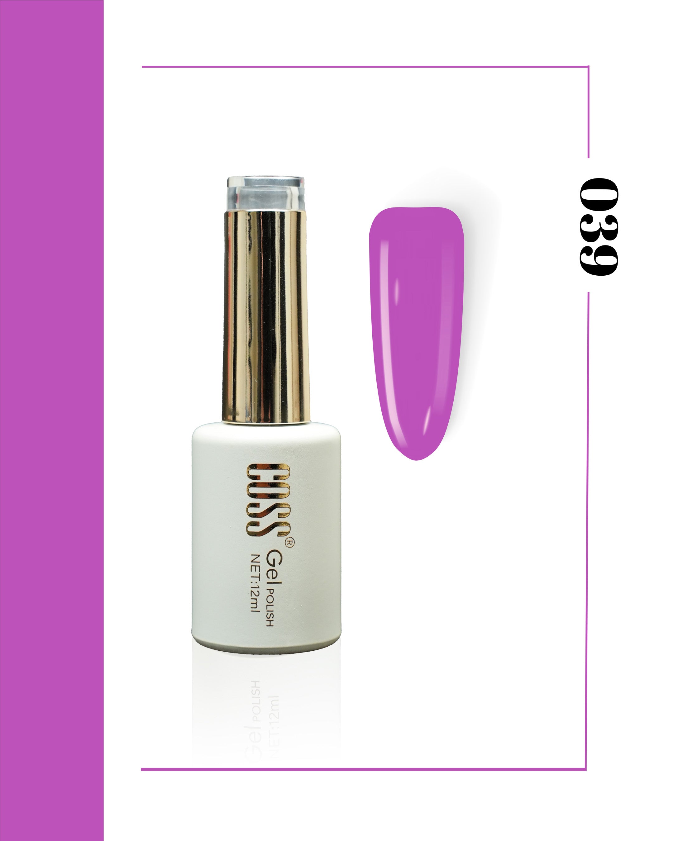 Coss Premium Kalıcı Oje 12 ml (01-60)