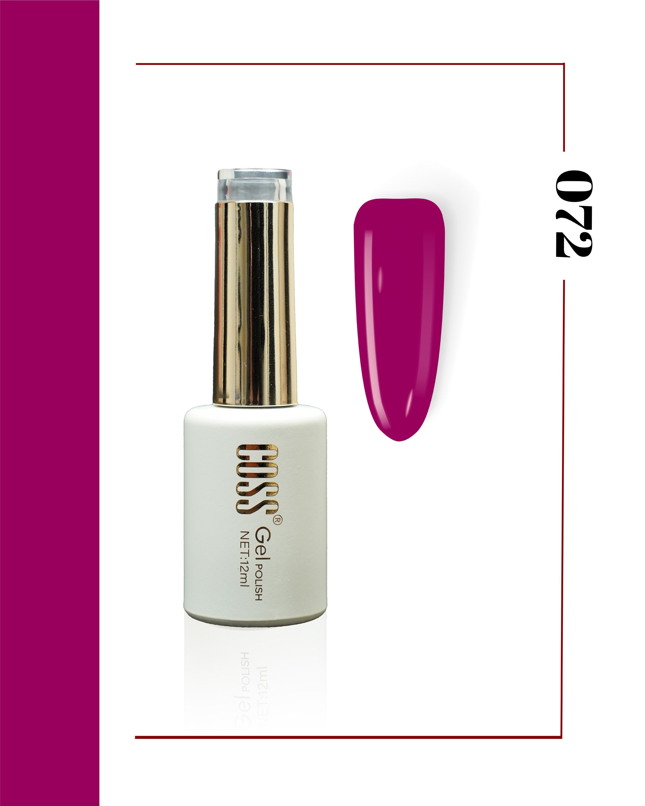 Coss Premium Kalıcı Oje 12 ml (01-60)