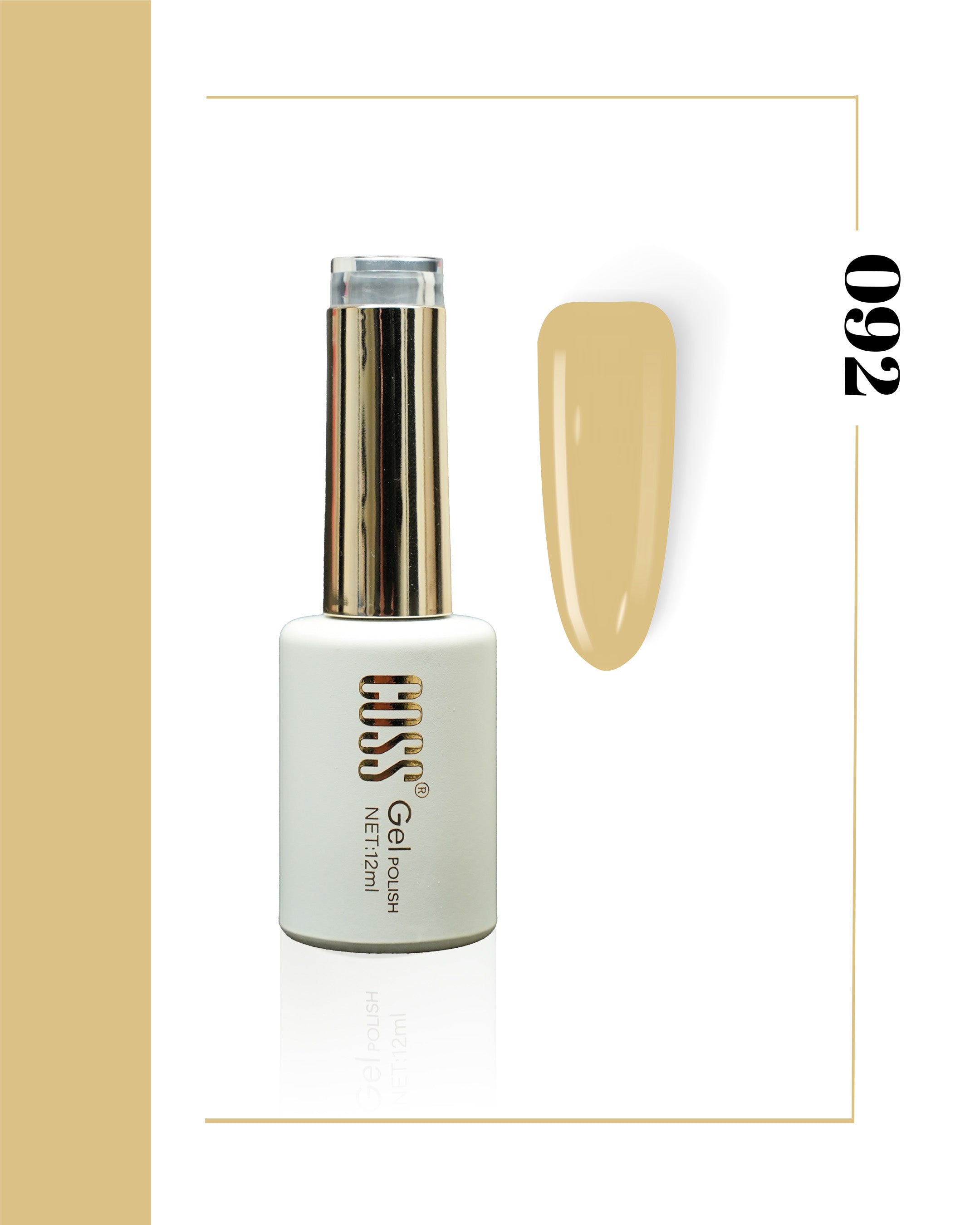 Coss Premium Kalıcı Oje 12 ml (01-60)