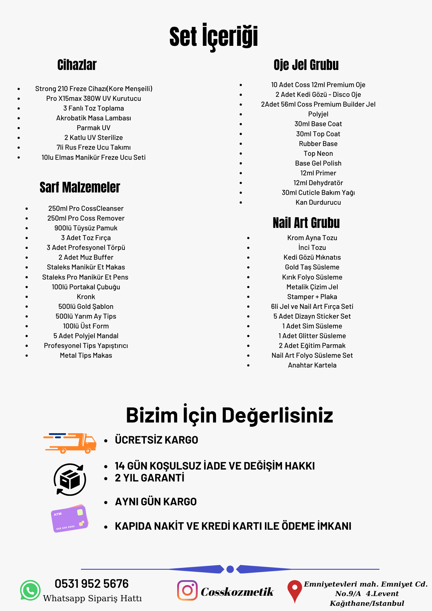 PROFESYONEL PROTEZ TIRNAK SALON SETİ