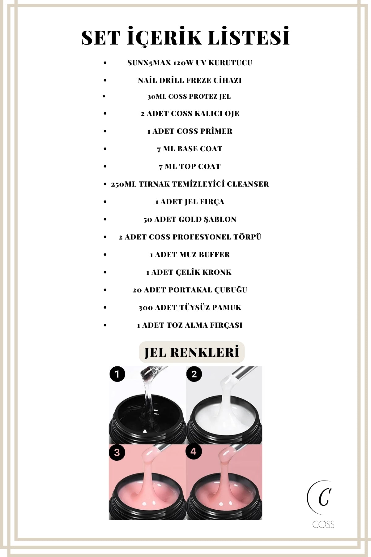 Ekonomik Protez Tırnak Seti