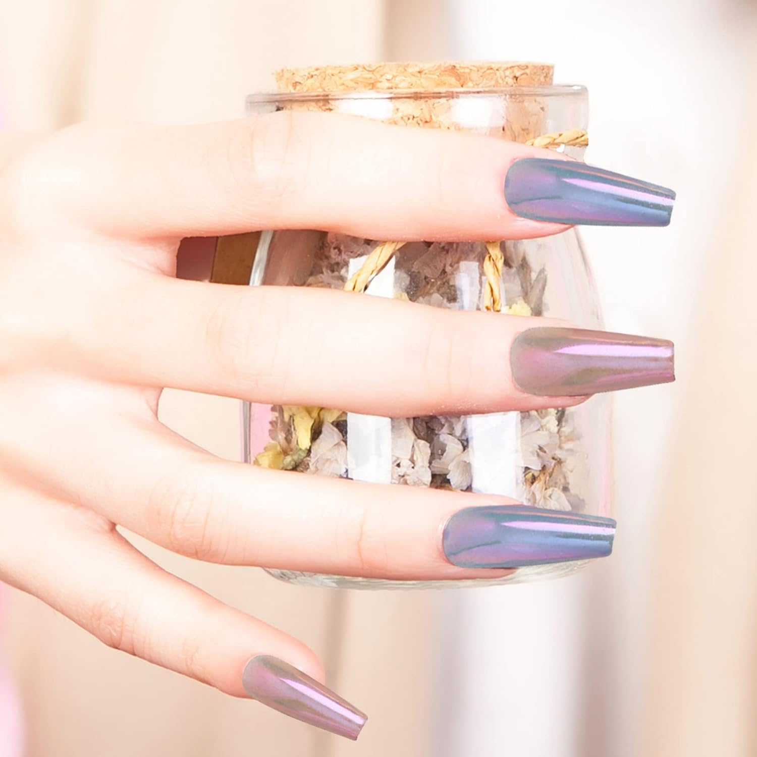 Nail Art Krom Ayna Tozu