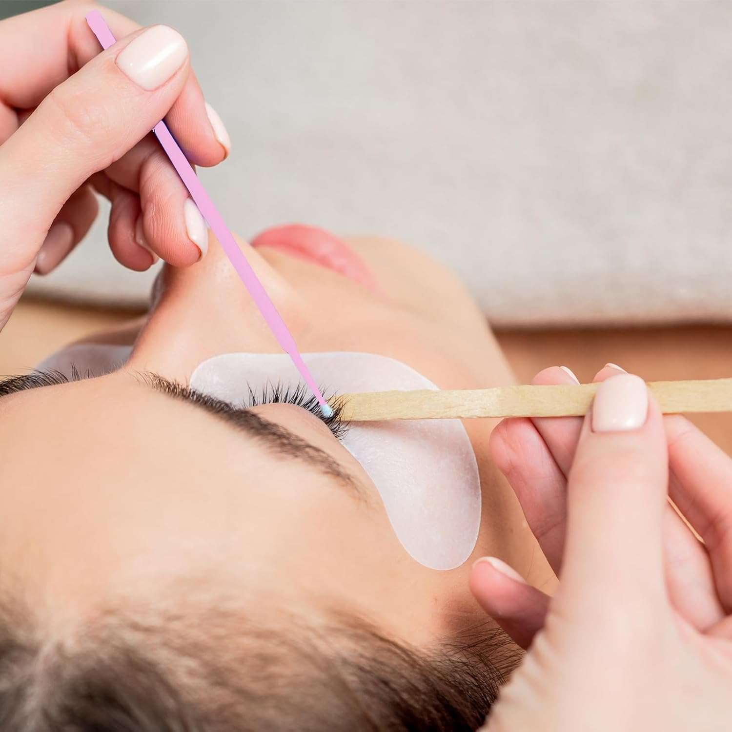 İpek Kirpik Ve Microblading Fırçası 100 Adet