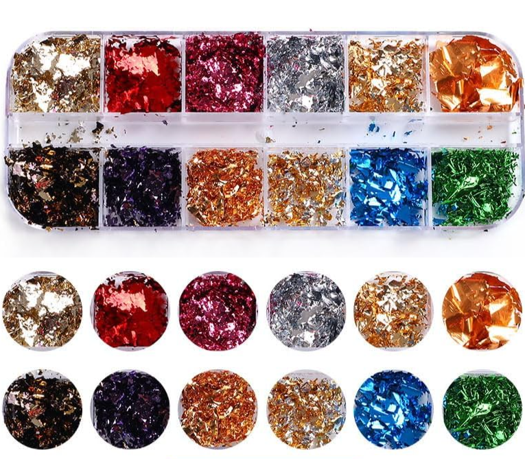 Nail Art Kırık Folyo Set