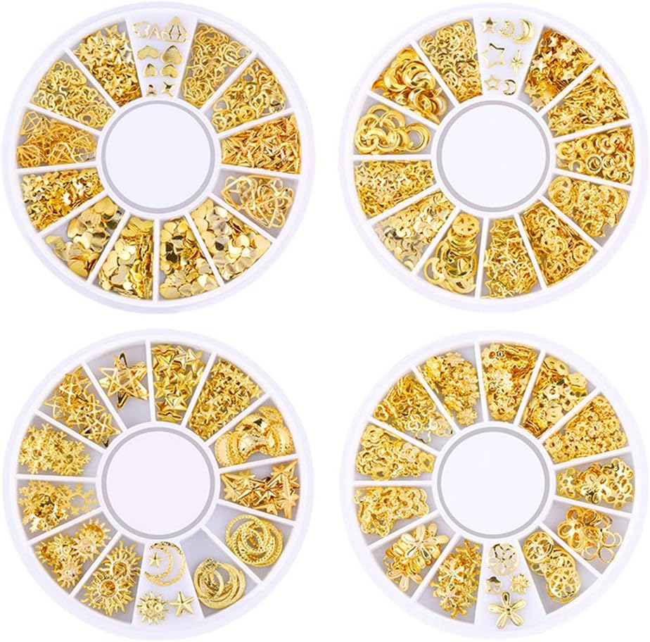 Nail Art Gold Taş Tırnak Süsleme