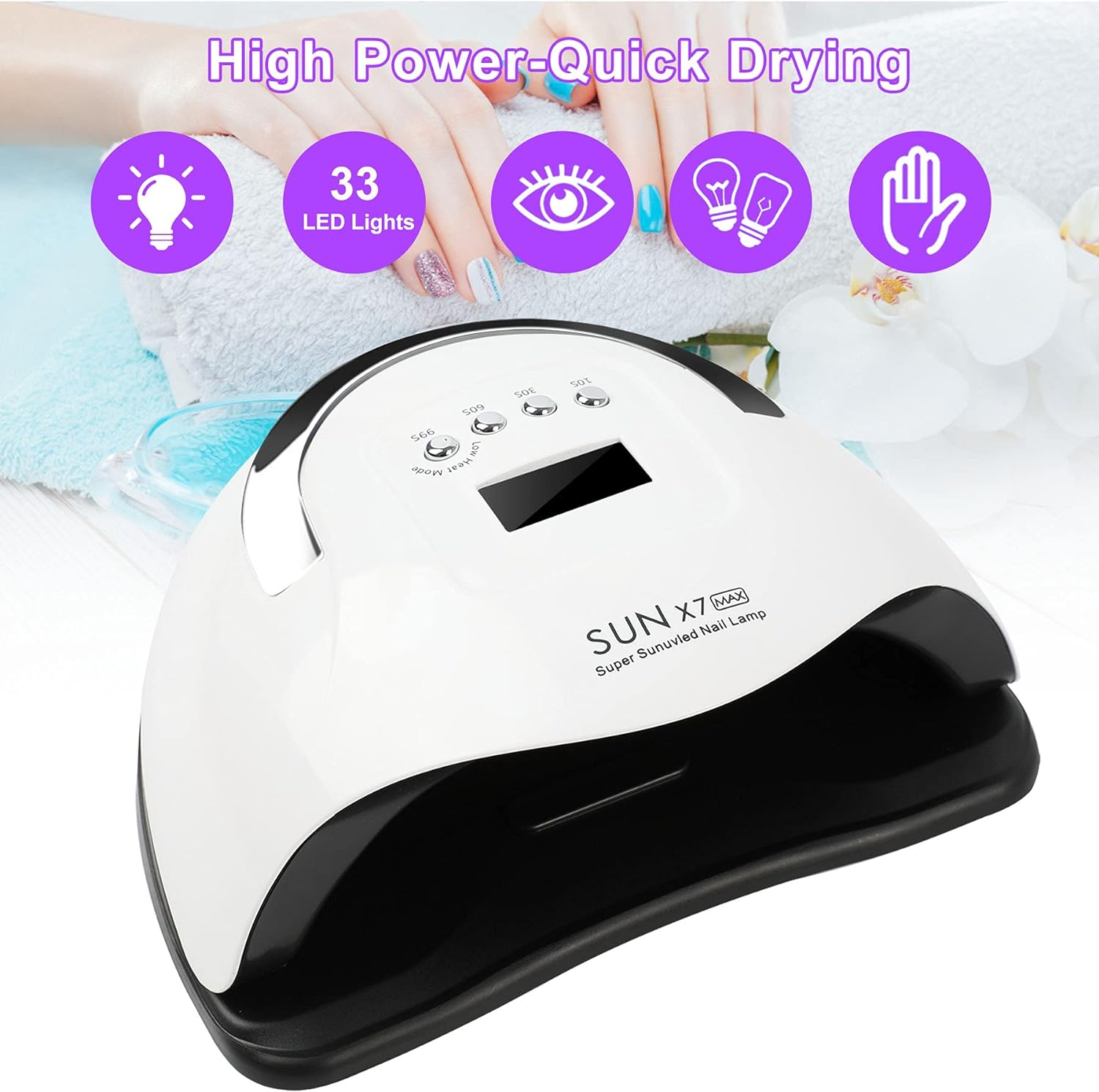 Sun X7 Max 57 LED 180 Wattt Uv LED Oje Kurutucu Makine