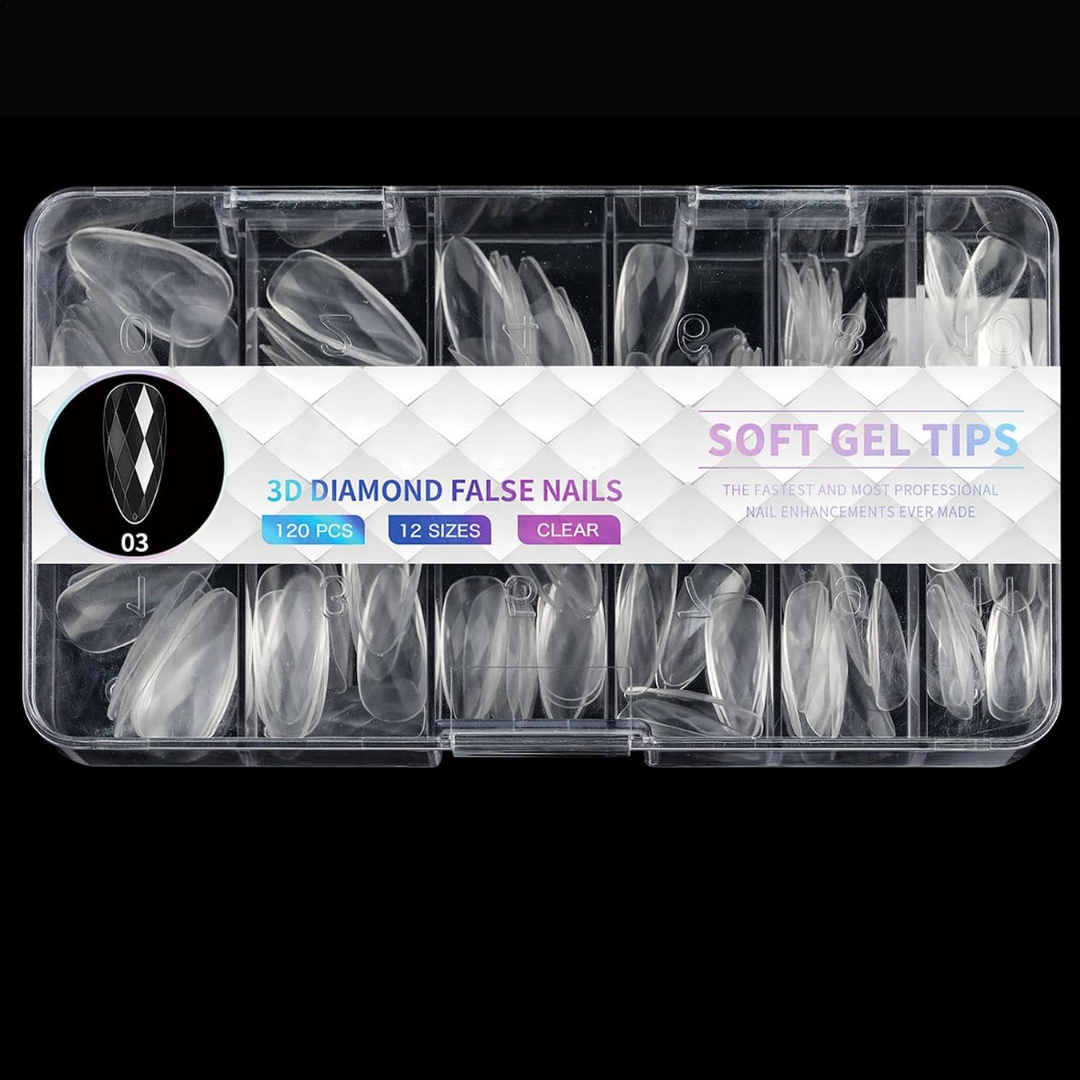 3D Elmas Şekilli Soft Jel Tips 03