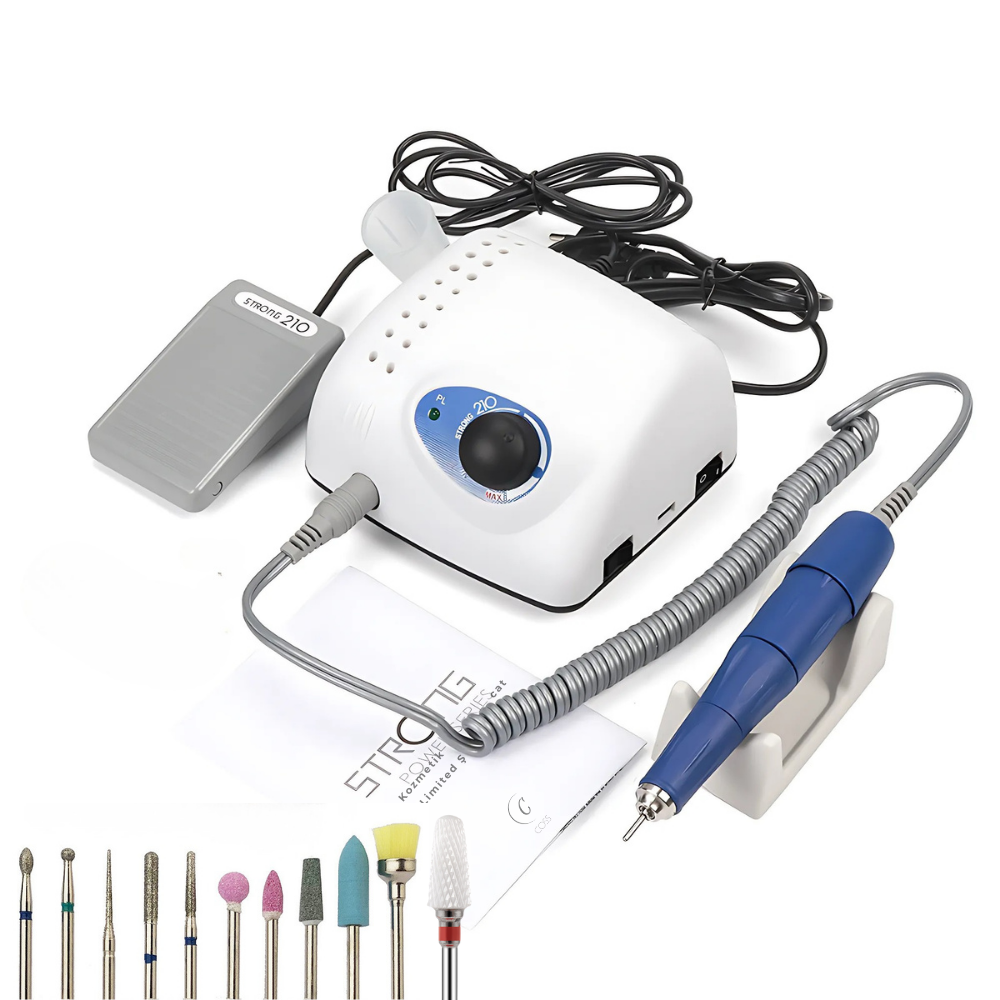 Strong 210 Freze Cihazı + Freze Ucu Seti