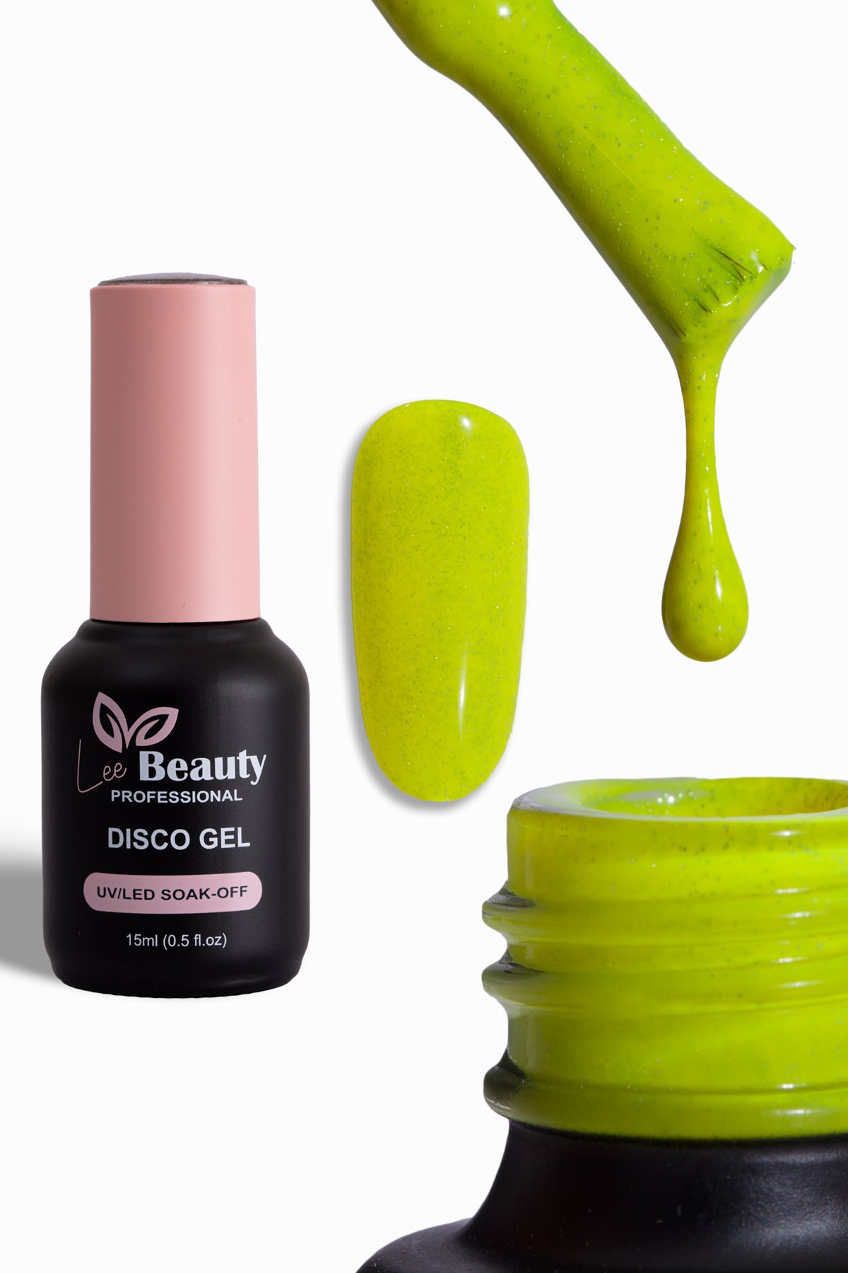 Lee Beauty Professional Disco Neon Kalıcı Oje 15 mL No:D10