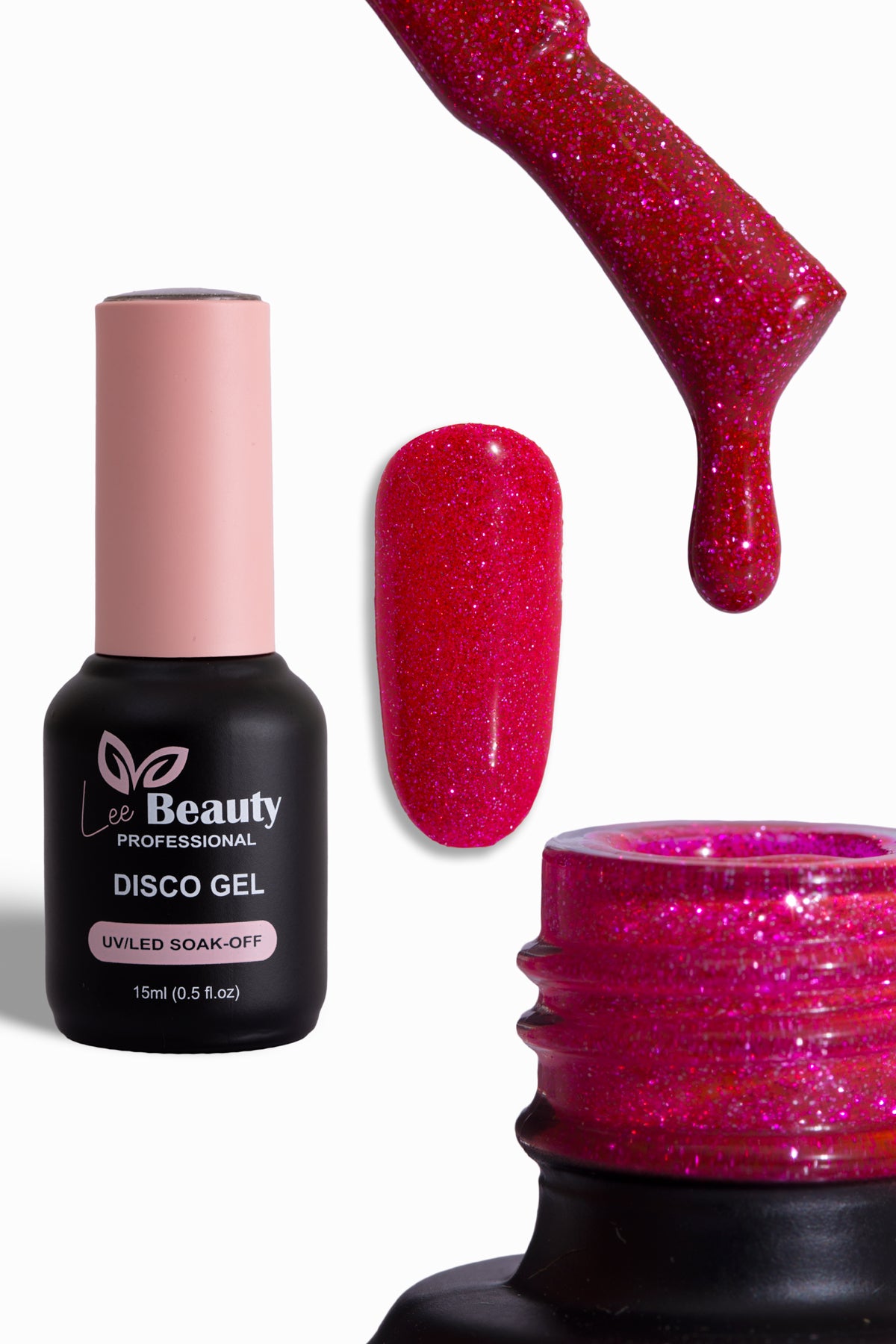 Lee Beauty Professional Disco Neon Kalıcı Oje 15 mL No:D15