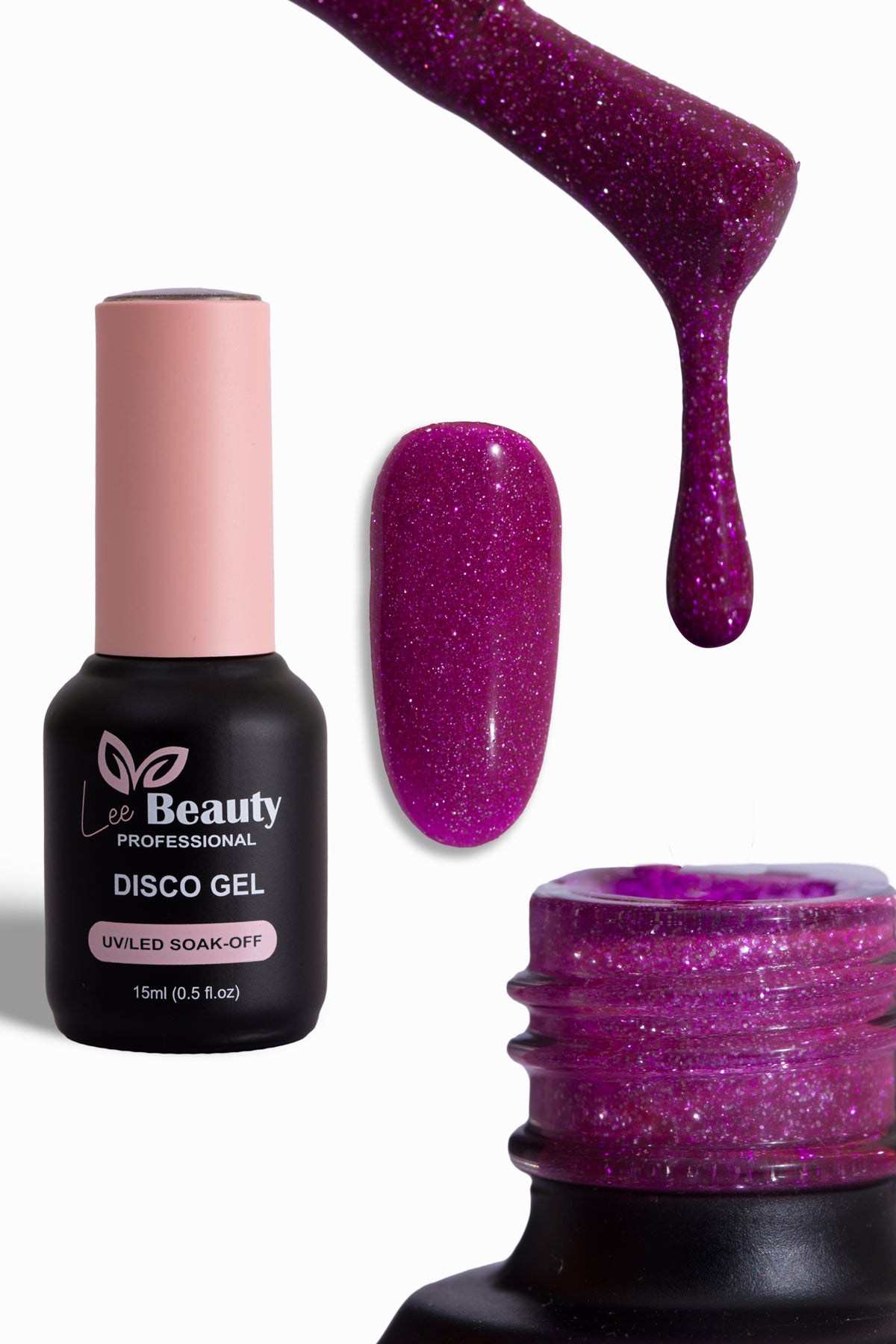 Lee Beauty Professional Disco Neon Kalıcı Oje 15 mL No:D18