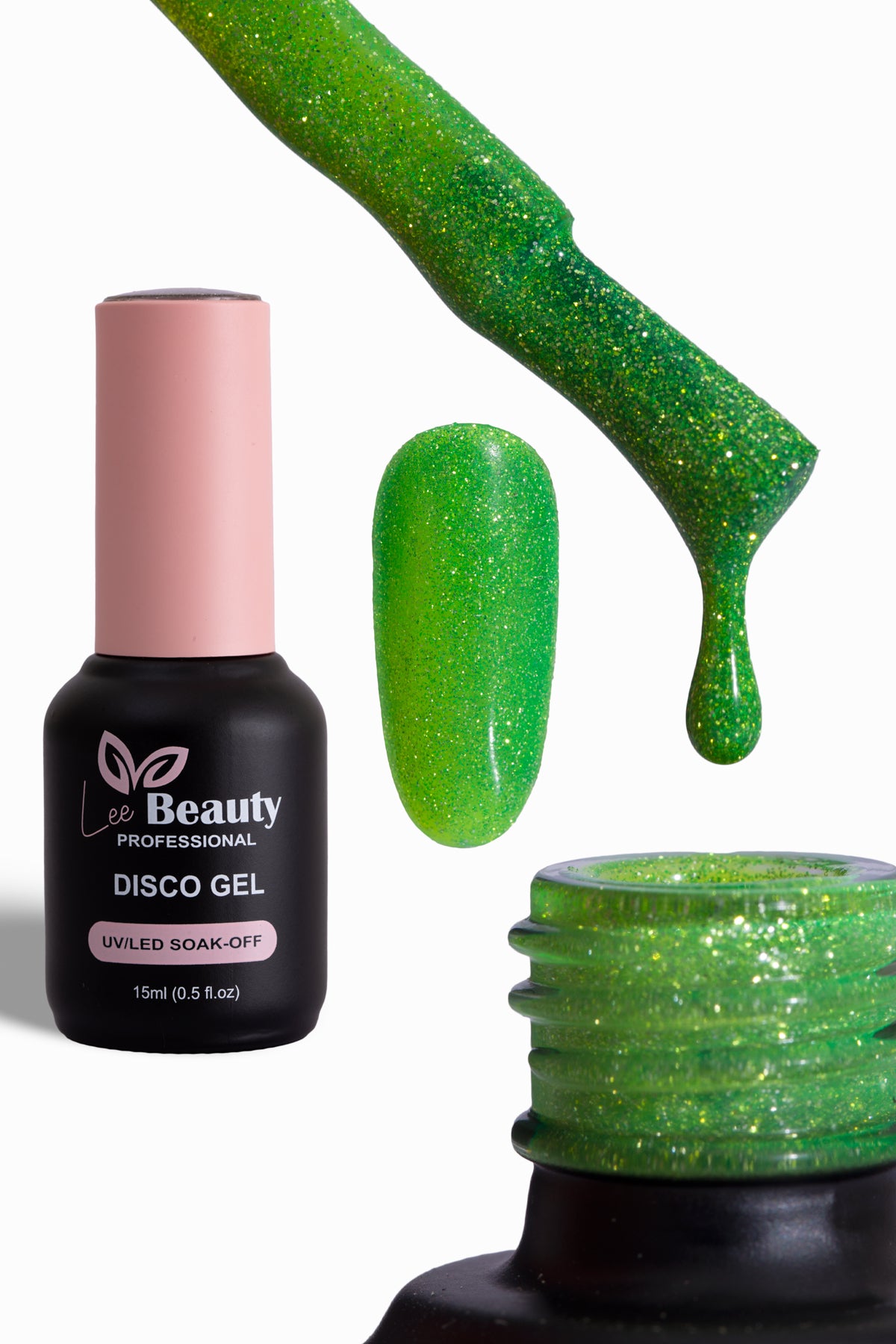 Lee Beauty Professional Disco Neon Kalıcı Oje 15 mL No:D19