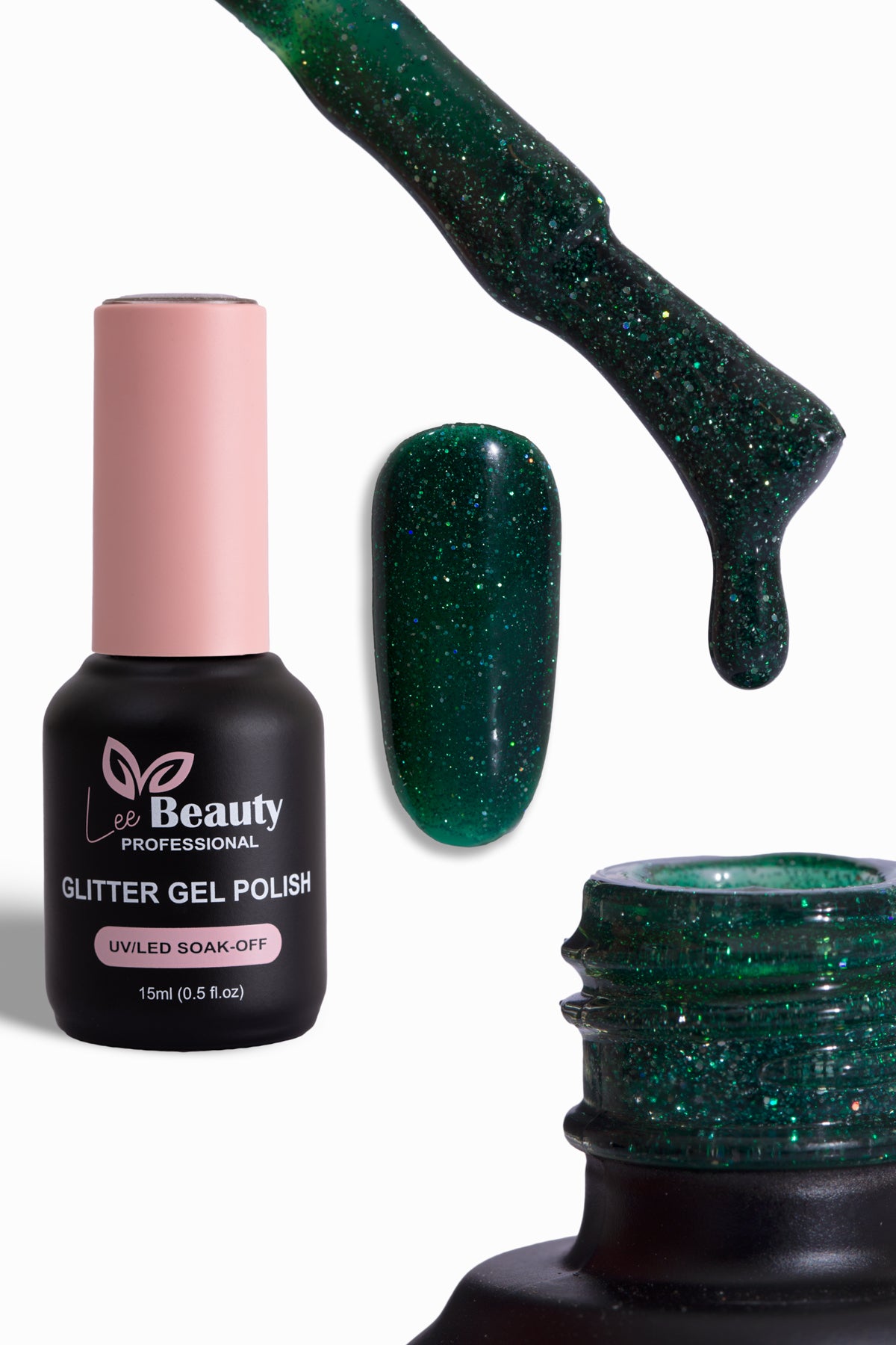 Lee Beauty Professional Glitter Simli Kalıcı Oje 15 mL No:G11