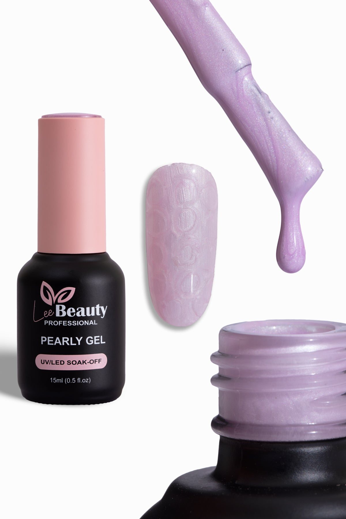 Lee Beauty Professional İnci Desen Kalıcı Oje 15 mL No:P2