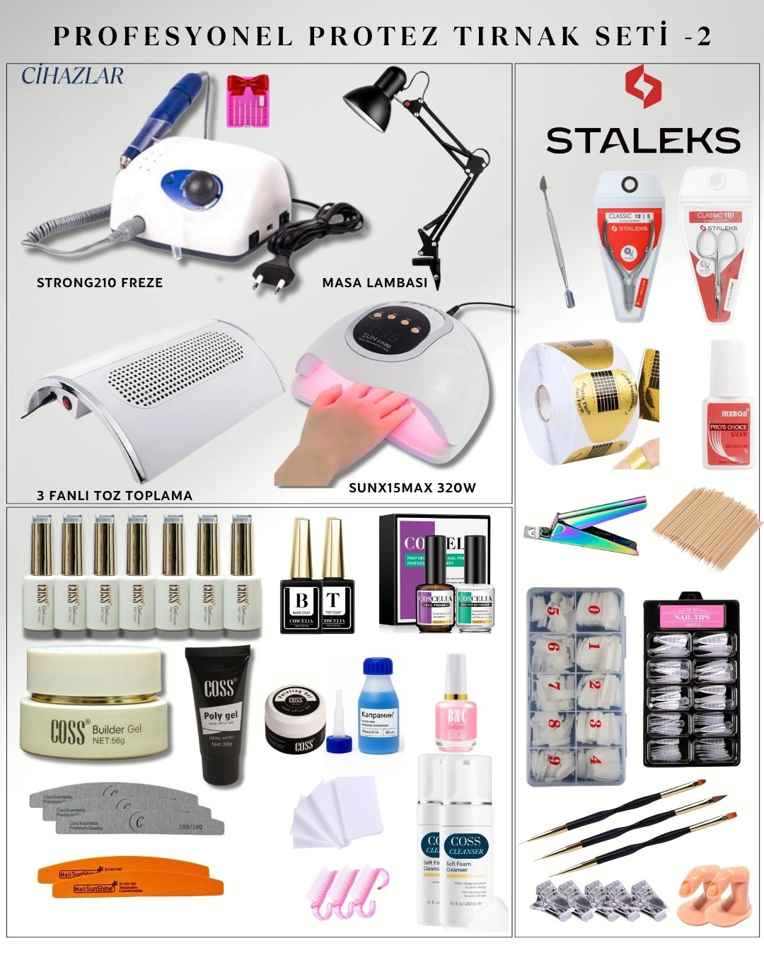 Protez Tırnak Seti - Staleks