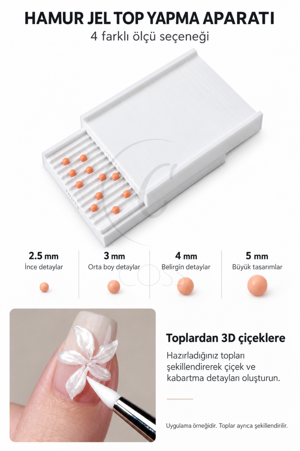 Hamur Jel Top Yapma Aparatı