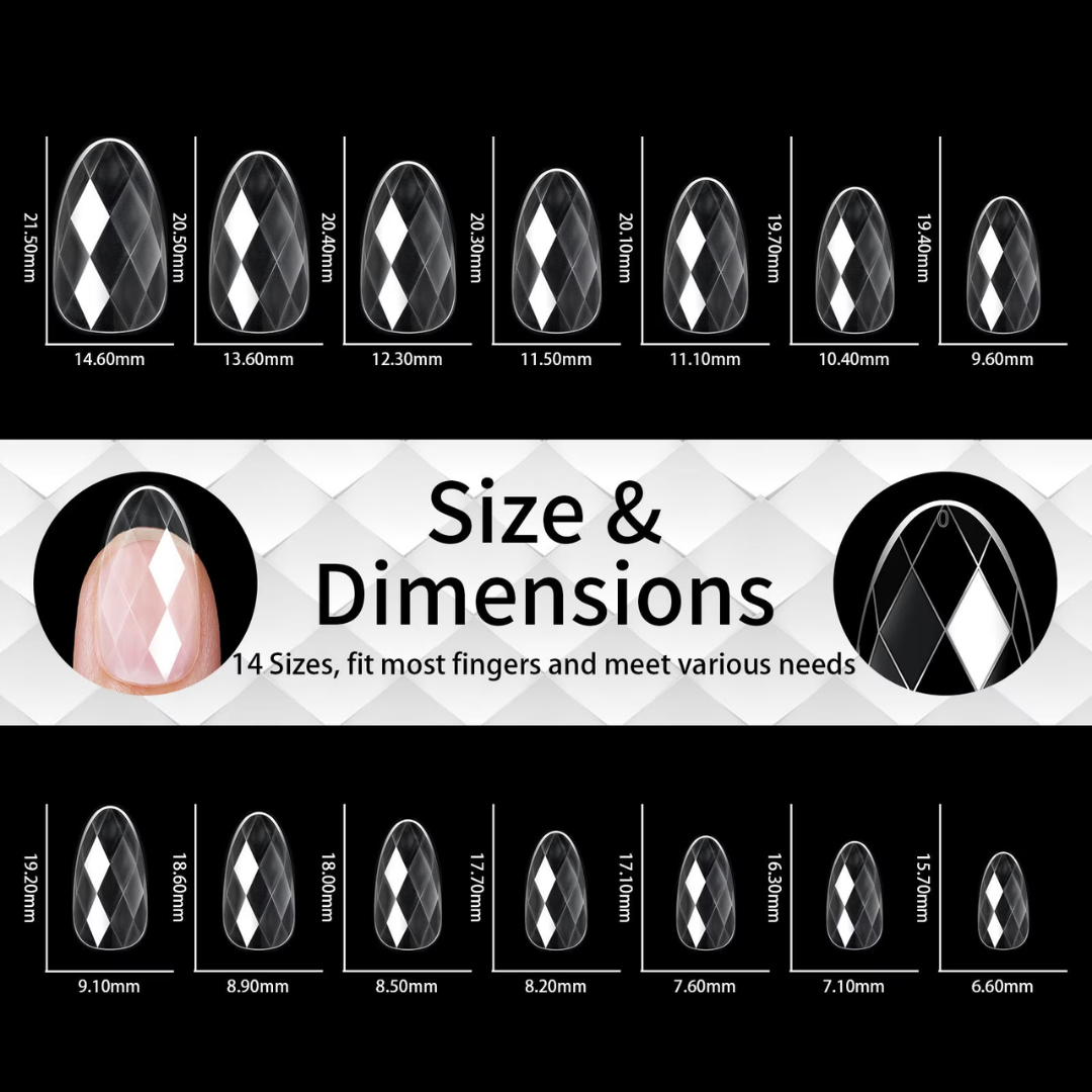 3D Elmas Şekilli Soft Jel Tips 01