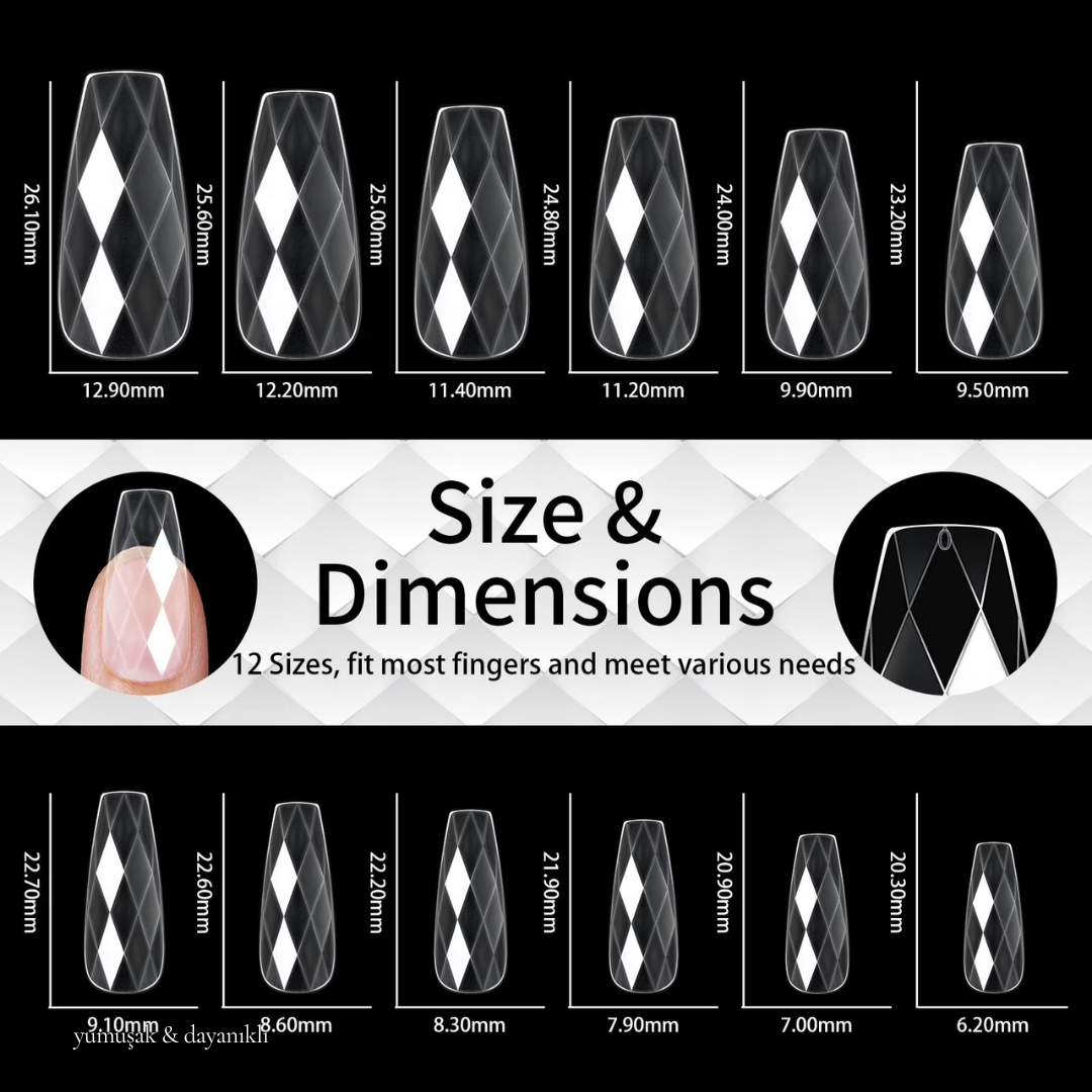 3D Elmas Şekilli Soft Jel Tips 05