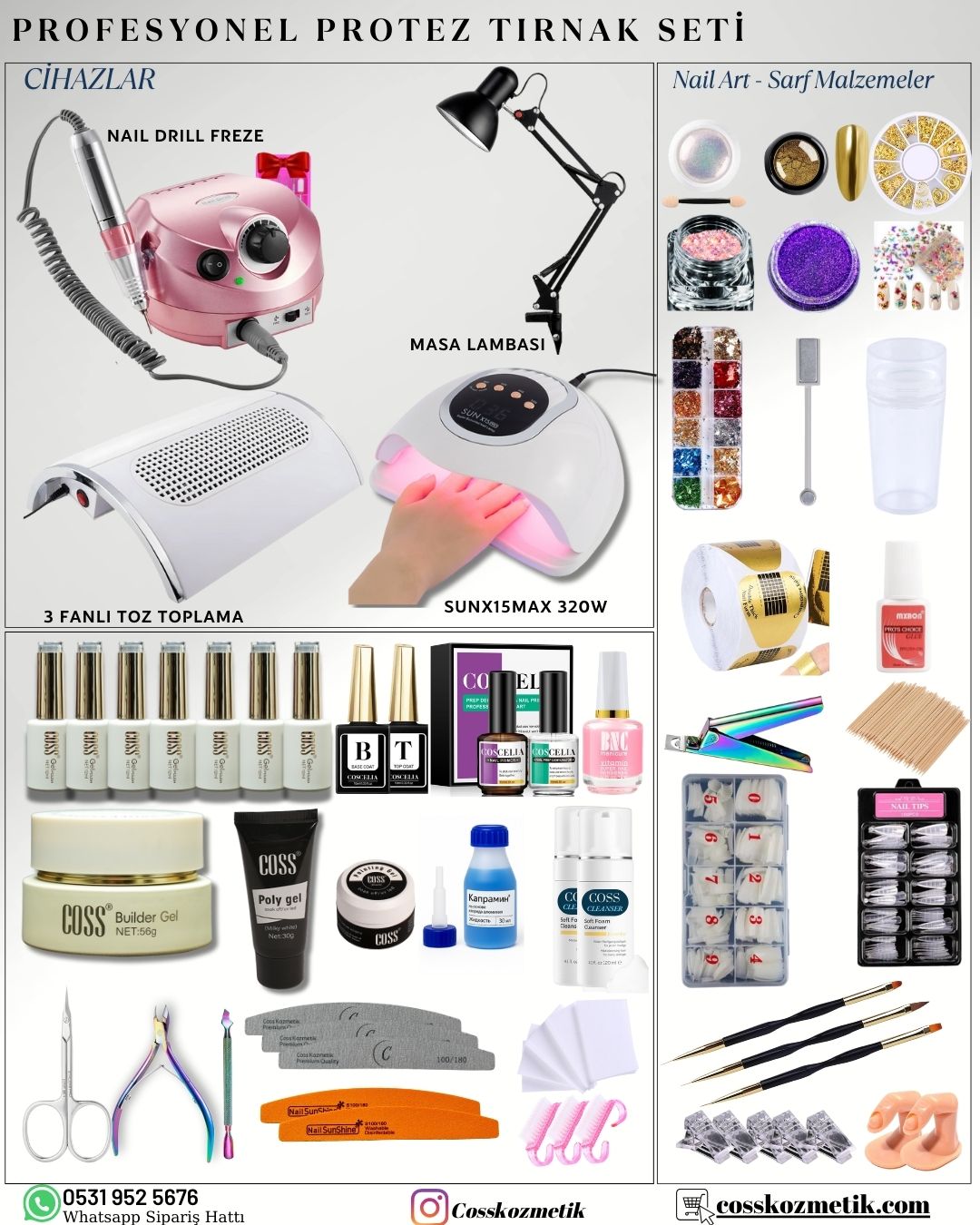 Profesyonel Protez Tırnak Seti - Full Tırnak Seti - 2