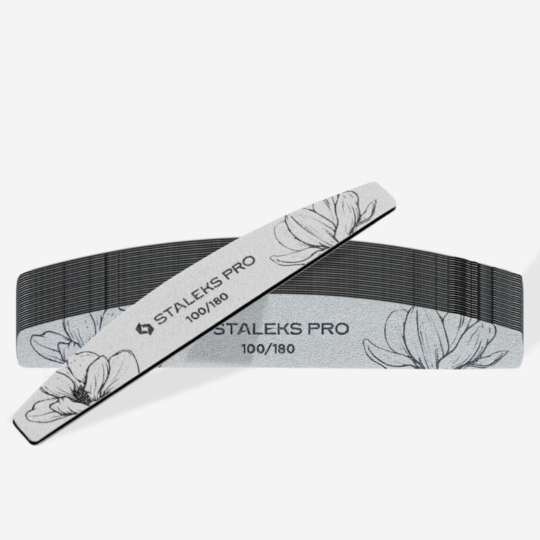Staleks Yarım Ay Kağıt Tırnak Törpüsü EXPERT 40 100/180 Grit (25 Adet)