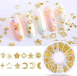 Nail Art Gold Taş Tırnak Süsleme