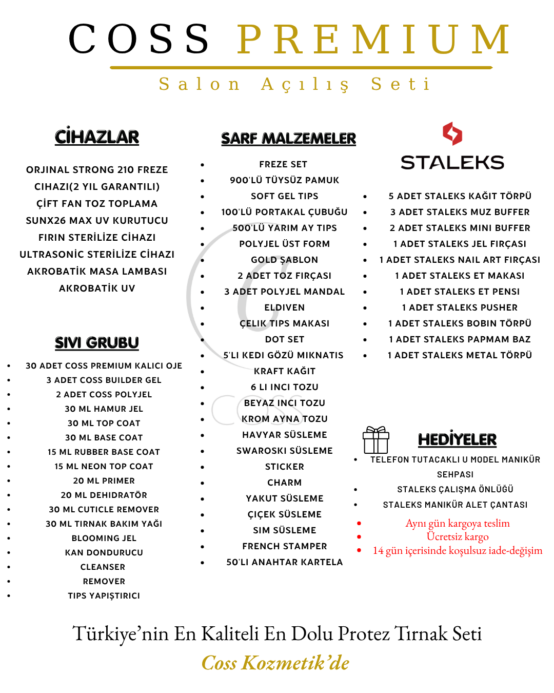 Profesyonel Protez Tırnak Salon Açılış Seti | Strong 210 + Sterilizasyon + Staleks Premium Ekipman