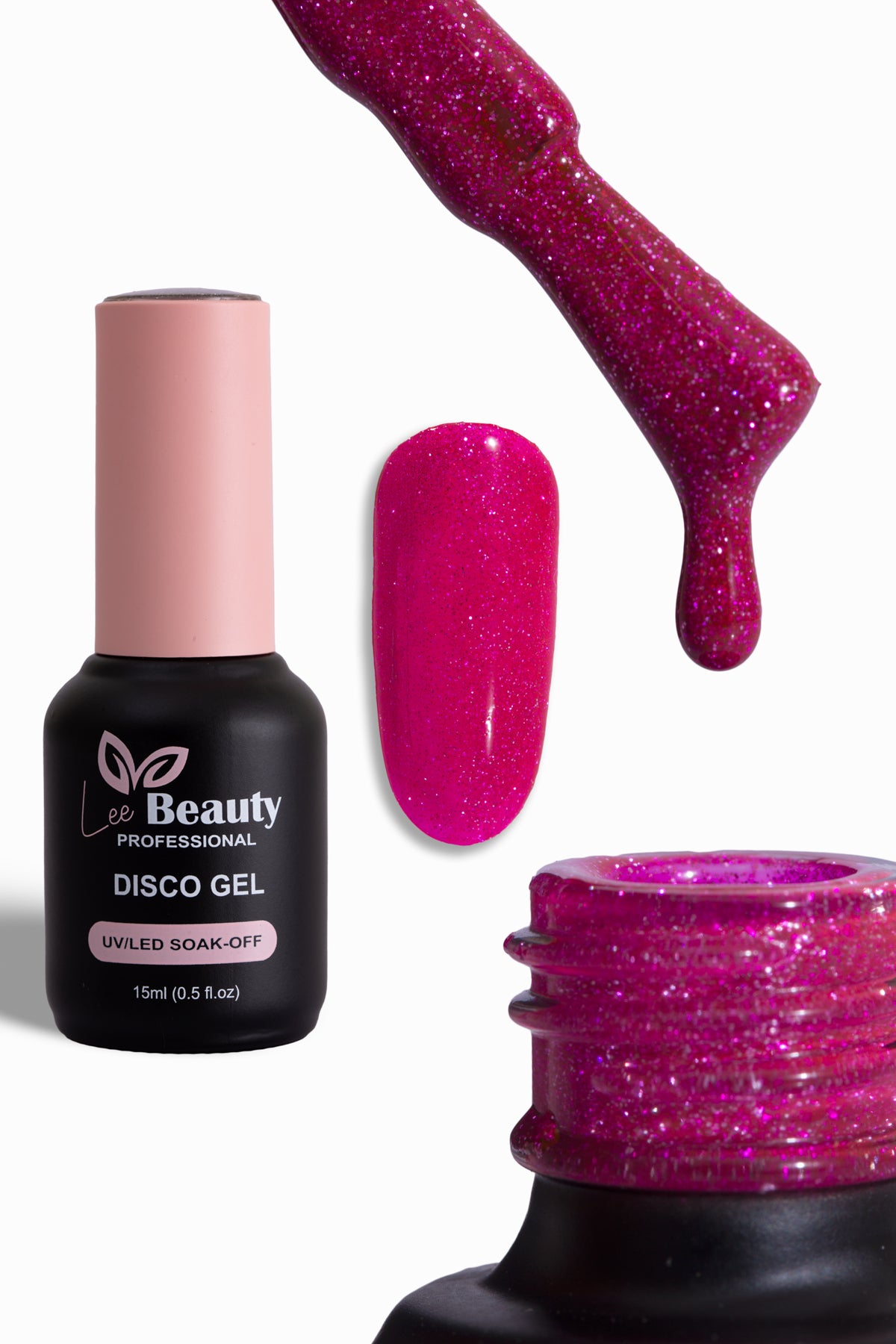 Lee Beauty Professional Disco Neon Kalıcı Oje 15 mL No:D17