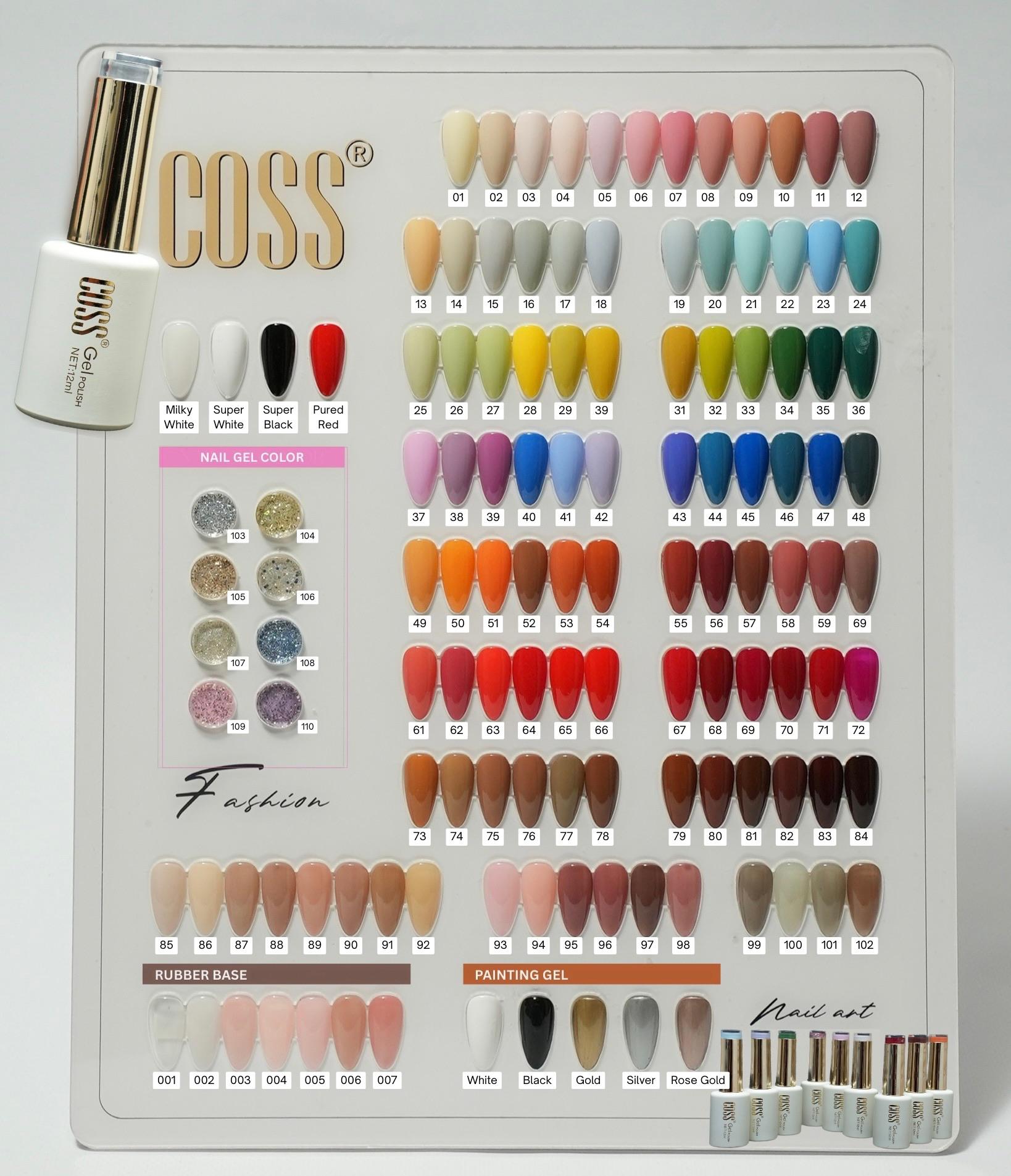 Coss Premium Kalıcı Oje 12 ml No:89